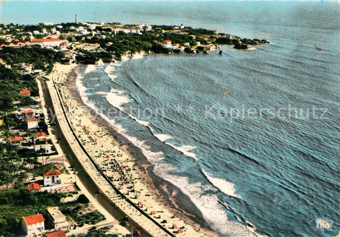Saint-Georges-de-Didonne La Plage et la Pointe de Vallieres Vue aerienne