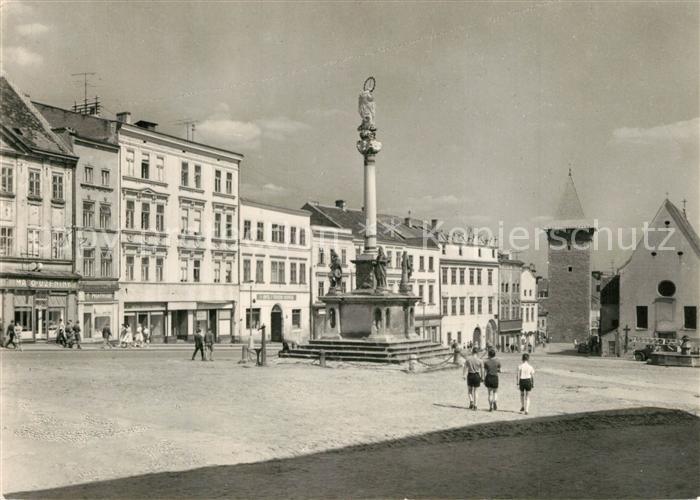 Znojmo Namesti Miru s nekolika architektonicky vzacnymi starobylymi patricij