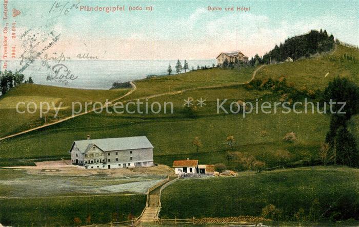 Pfaender Pfaendergipfel Dohle und Hotel