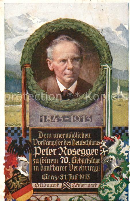 Graz Steiermark Peter Rosegger Gedenktafel