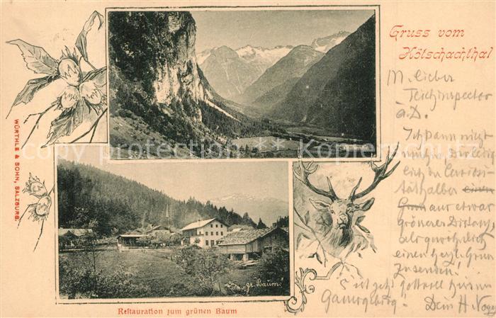 Koetschachtal Panorama Restauration zum gruenen Baum