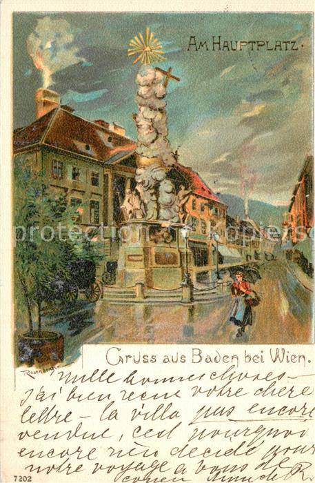 Baden Wien Am Hauptplatz