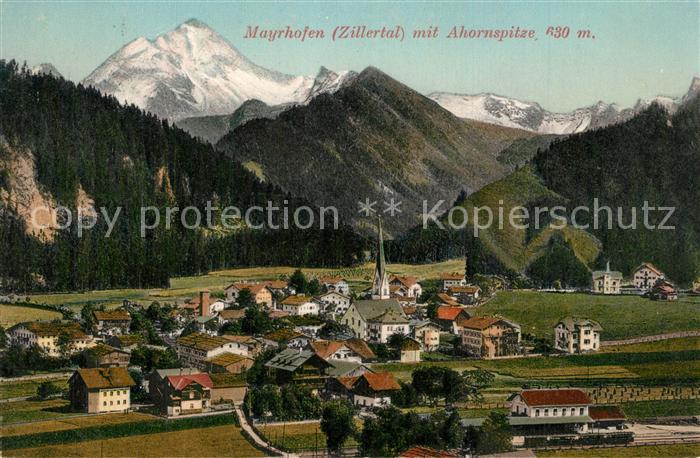 Mayrhofen Zillertal mit Ahornspitze