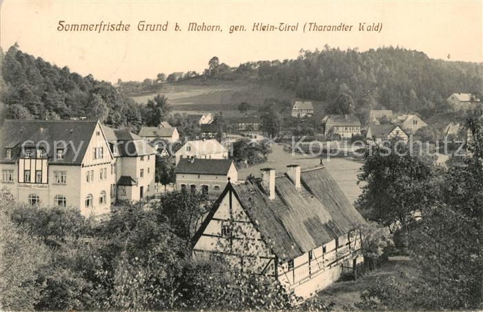 Mohorn mit Klein Tirol und Tharandter Wald