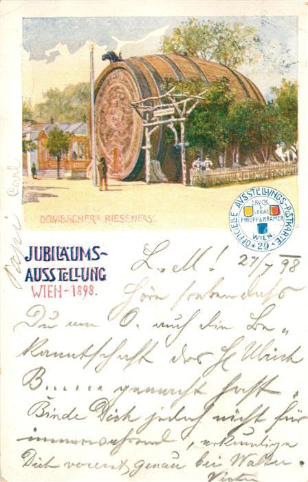 WIEN AT Jubilaeumsausstellung Dombacher Riesenfass