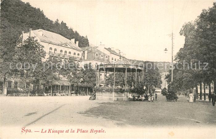 Spa Liege Le Kiosque et la Place Royale