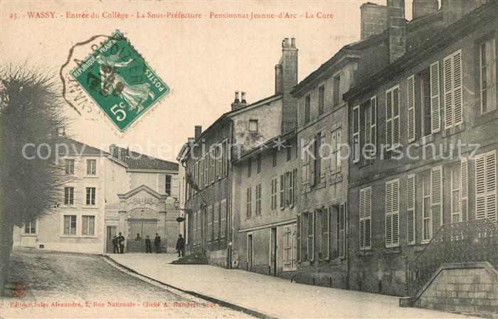 Wassy Entree du College Sous Prefecture Pensi