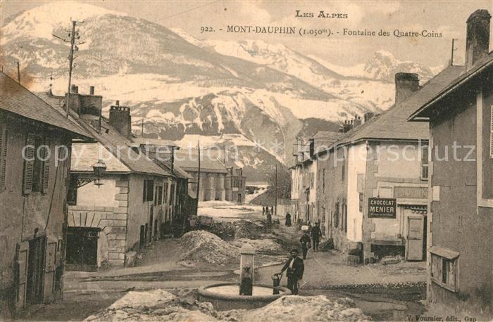 Mont-Dauphin Fontaine des Quatre Coins Les Alpes