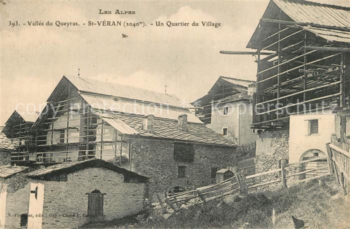 Saint-Veran Vallee du Queyras Un Quartier du Village