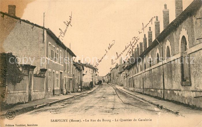 Sampigny Rue du Bourg Le Quartier de Cavalerie