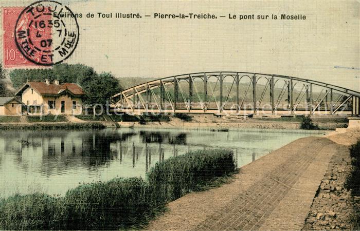 Pierre-la-Treiche Le pont sur Moselle