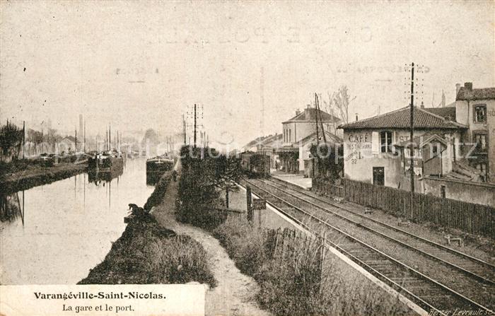Varangeville Saint Nicolas La gare et le port