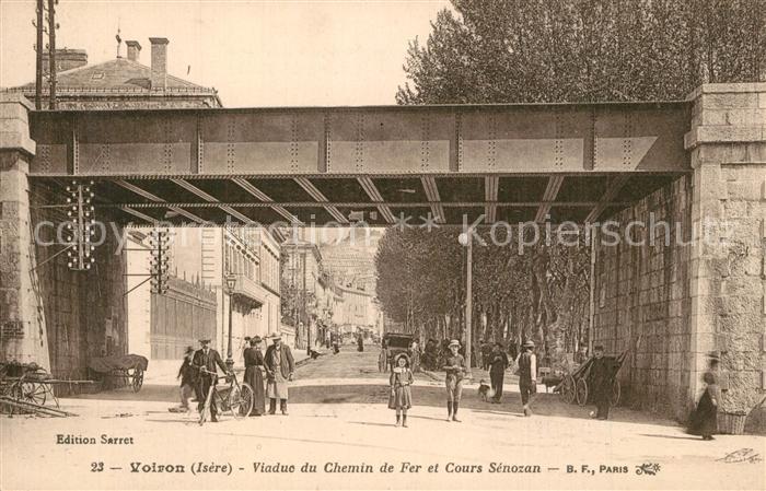 Voiron Viaduc du Chemin de Fer et Cours Senoza