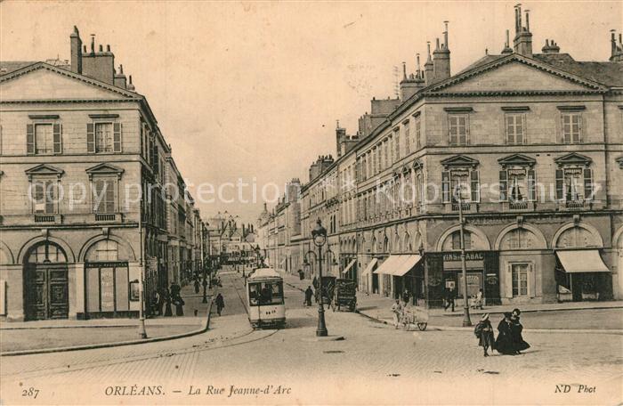 Orleans Loiret La Rue Jeanne d Arc