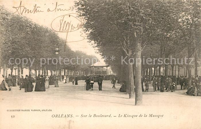 Orleans Loiret Sur le Boulevard Le Kiosque de la Musique