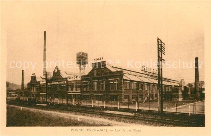 Bonnieres Oise Les Usines Singer
