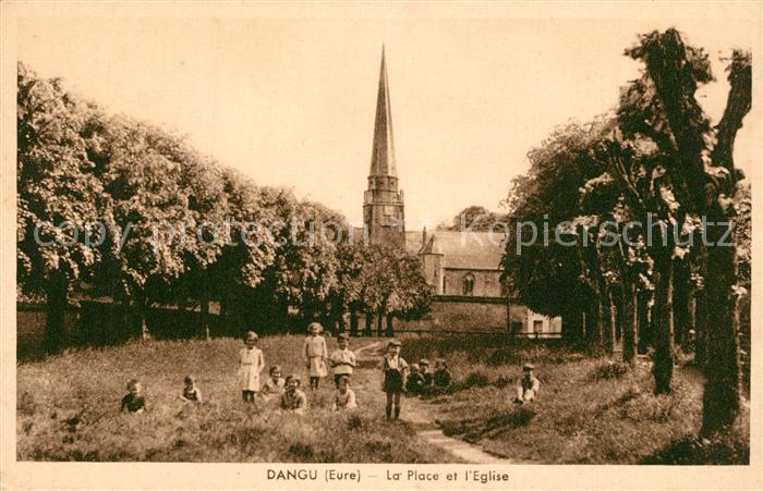 Dangu La Place et l'Eglise