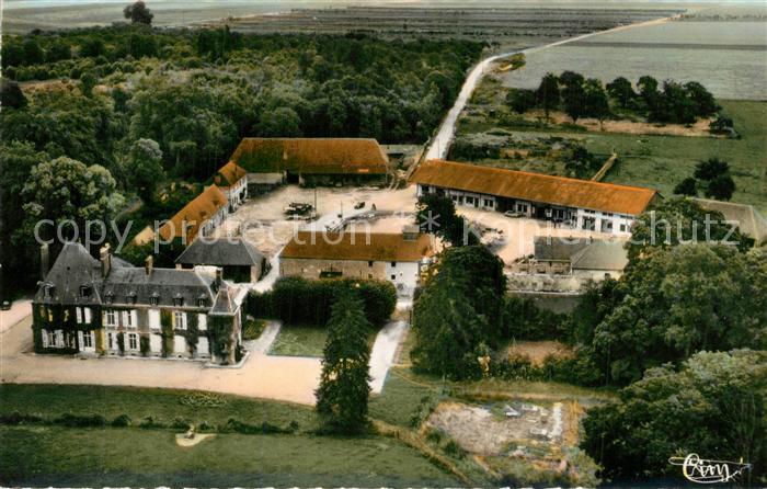 Les Thilliers-en-Vexin Le Chateau et ses dependances Vue aerienne