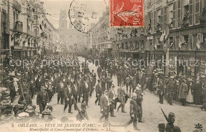 Orleans Loiret Fete de Jeanne d’Arc La Procession Municipalite et Conseil munici