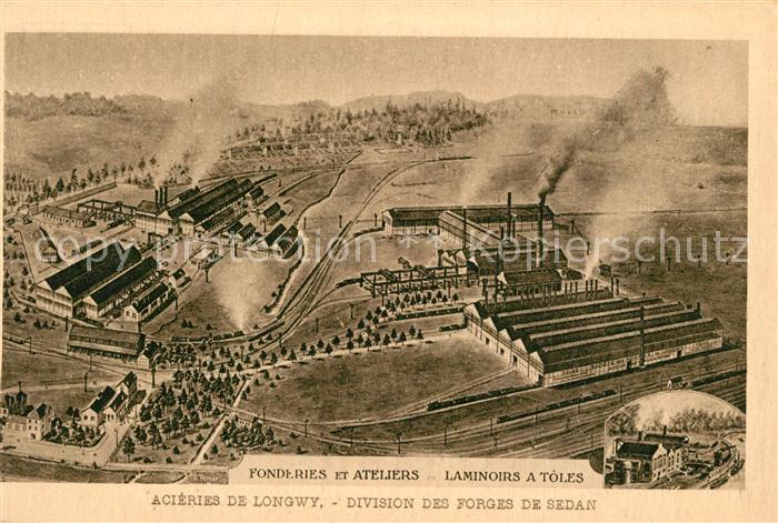 Longwy Lothringen Division des Forges de Sedan