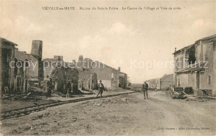 Vieville-en-Haye Region du Bois le Pretre Le Centre du village et Voie