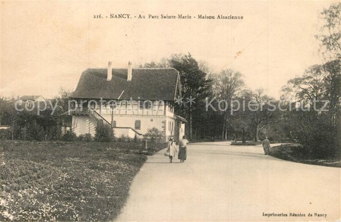 Nancy Lothringen Au Parc Sainte Marie Maison Alsacienne