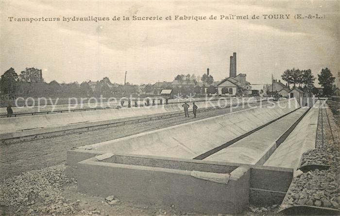 Toury Transporteurs hydrauliques de la Sucrerie et fabrique de Pail Mel