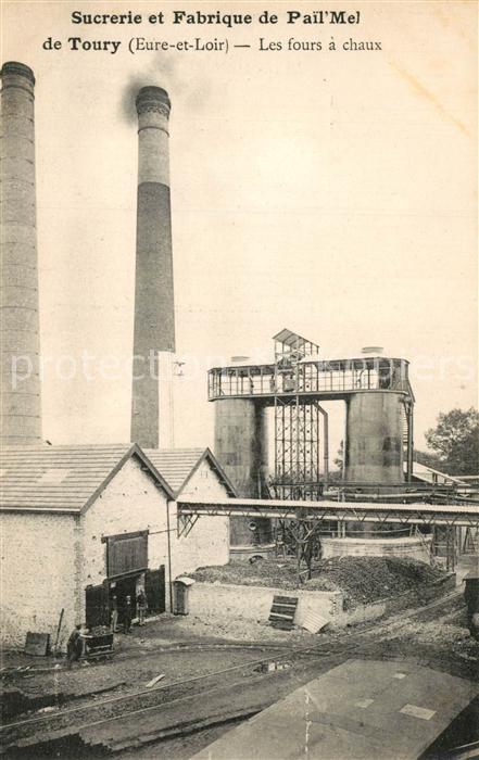 Toury Sucrerie et fabrique de Pail Mel Les fours a chaux