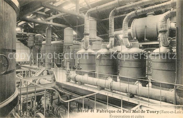 Toury Sucrerie et fabrique de Pail Mel Evaporation et cuites