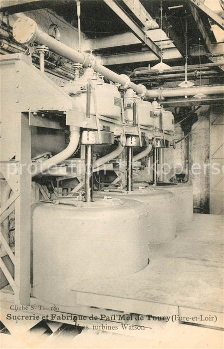 Toury Sucrerie et fabrique de Pail Mel Les turbines Watson