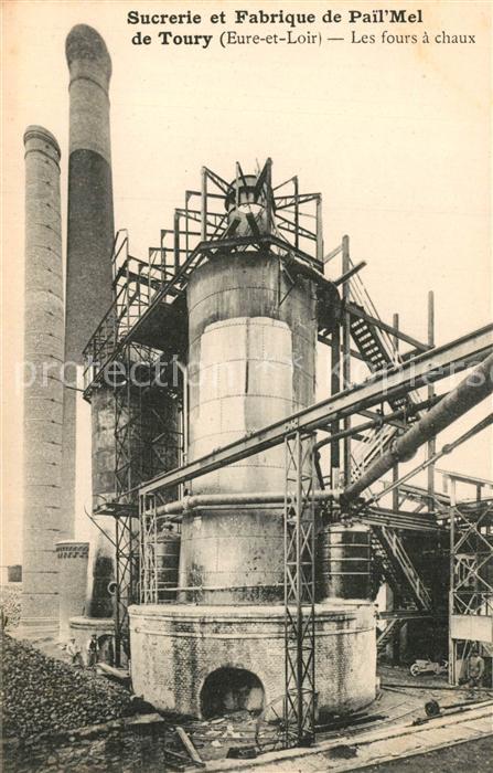 Toury Sucrerie et fabrique de Pail Mel Les fours a chaux