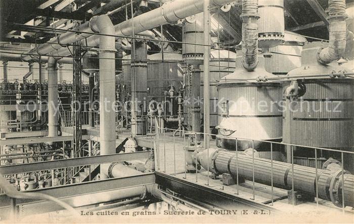 Toury Sucrerie et fabrique de Pail Mel Les cuites en grains