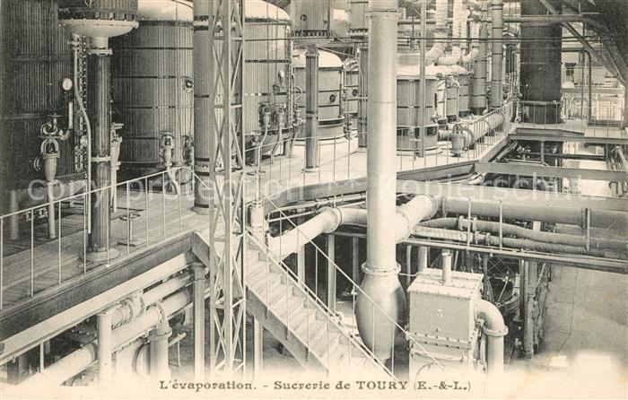 Toury Sucrerie et fabrique de Pail Mel l'Evaporation