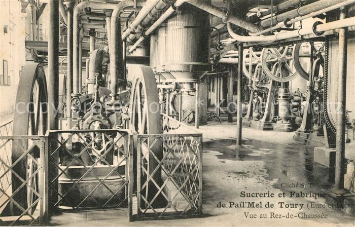 Toury Sucrerie et fabrique de Pail Mel Vue au Rez de Chaussee