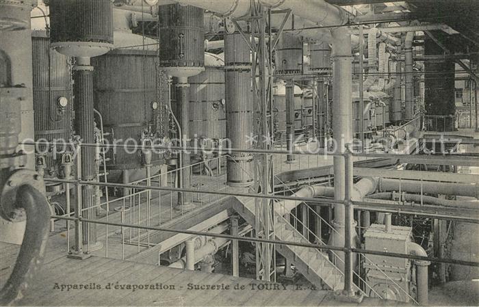 Toury Sucrerie et fabrique de Pail Mel Appareils d evaporation
