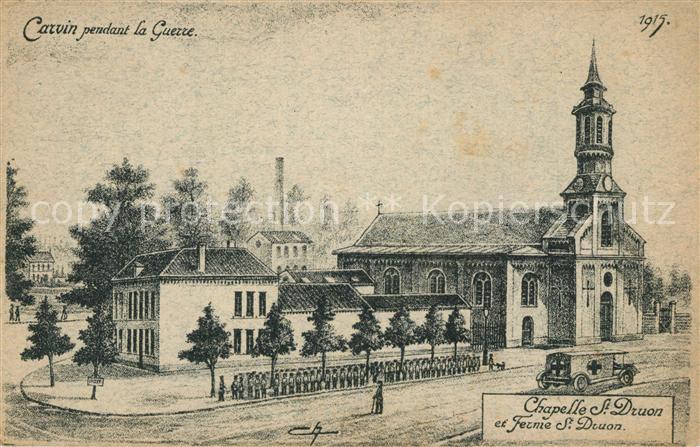 Carvin Chapelle St Druon et Ferme St Druon