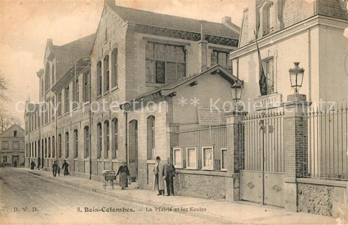 Bois-Colombes La Mairie et les Ecoles