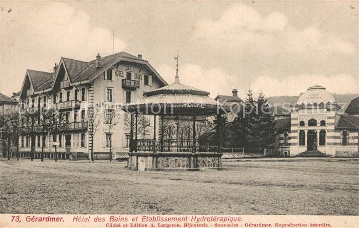 Gerardmer Vosges Hotel des Bains et Etablissement Hydroterapique