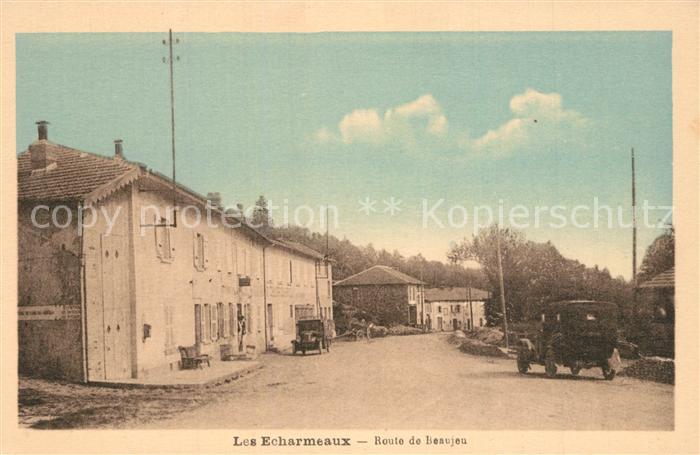 Les-Echarmeaux Route de Beaujeu