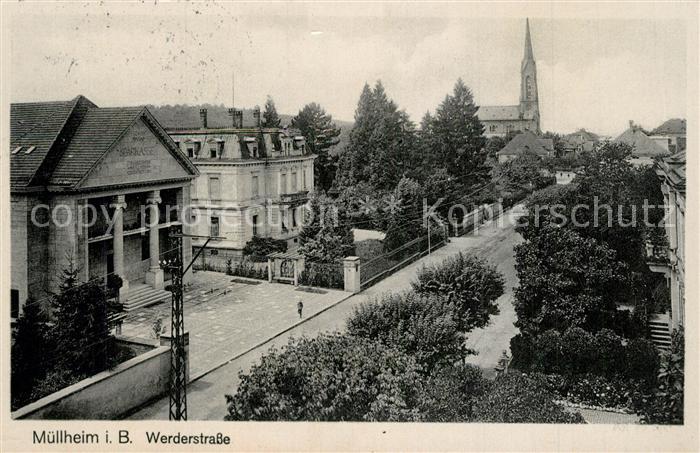 Muellheim Baden Werderstrasse