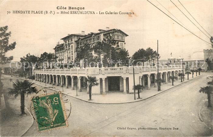 Hendaye Pyrenees Atlantiques Hotel Eskualduna Les Galeries Couverts