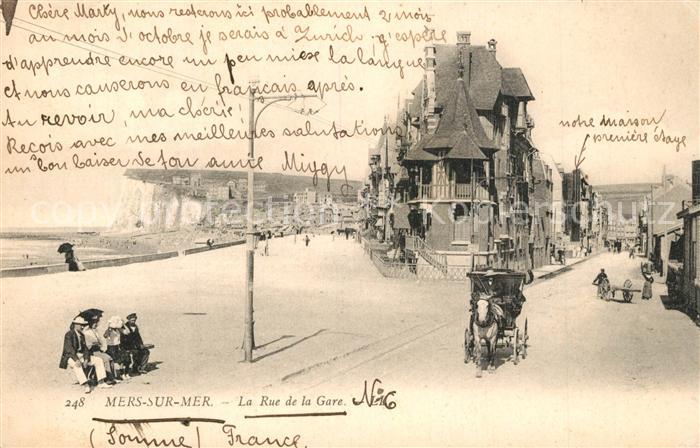 Mers-sur-Indre La Rue de la Gare