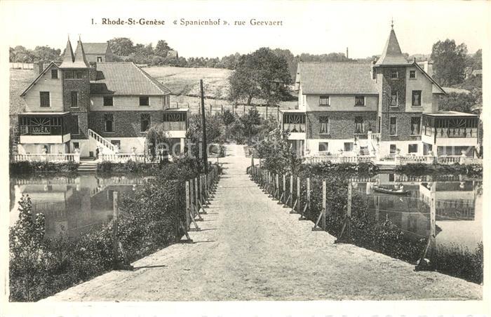 Rhode St Genese Spanienhof rue Geevaert