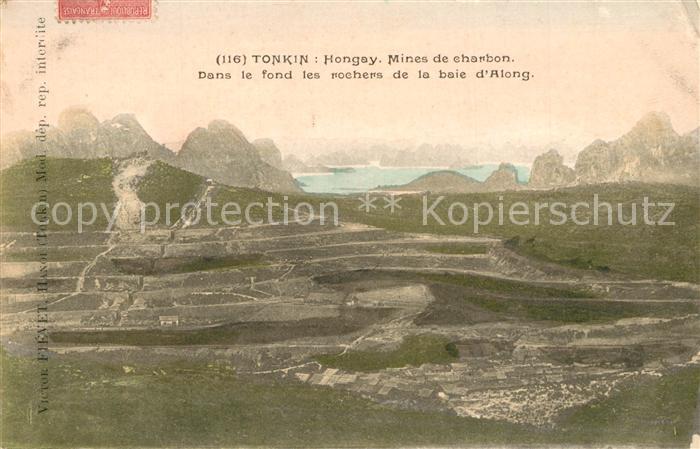 Tonkin Hongay Mines de charbon