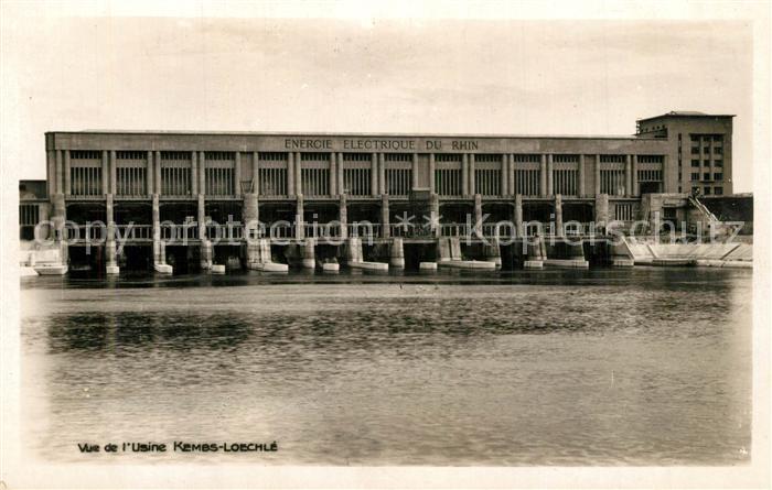 Kembs Elsass Vue de l'Usine