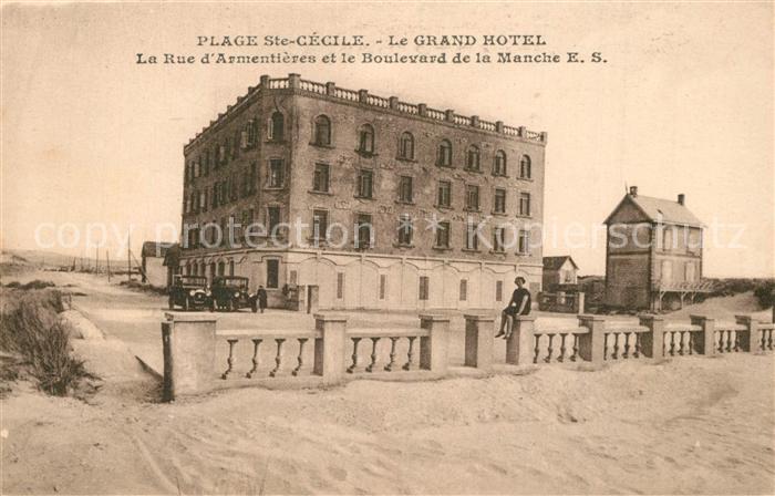 Sainte-Cecile Saone-et-Loire Le Grand Hotel La Rue d’Armentieres et le Boulevard