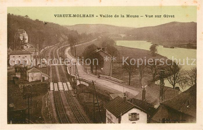 Vireux-Molhain Vallee de la Meuse Vue sur Givet