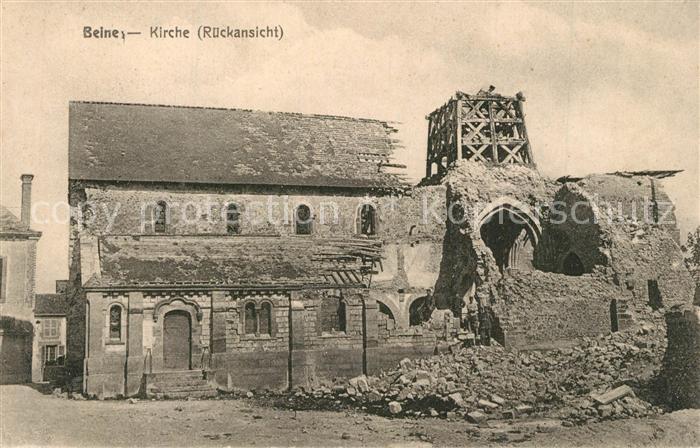 Beine Yonne Zerstoerte Kirche