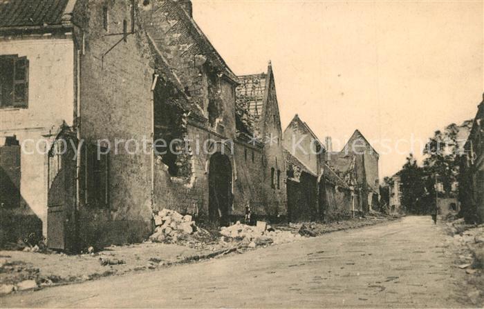 Vimy Zerstoertes Dorf