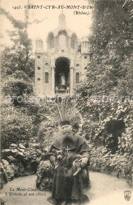 Saint-Cyr-au-Mont-d Or Le Mont Cindre Ermite et son chien